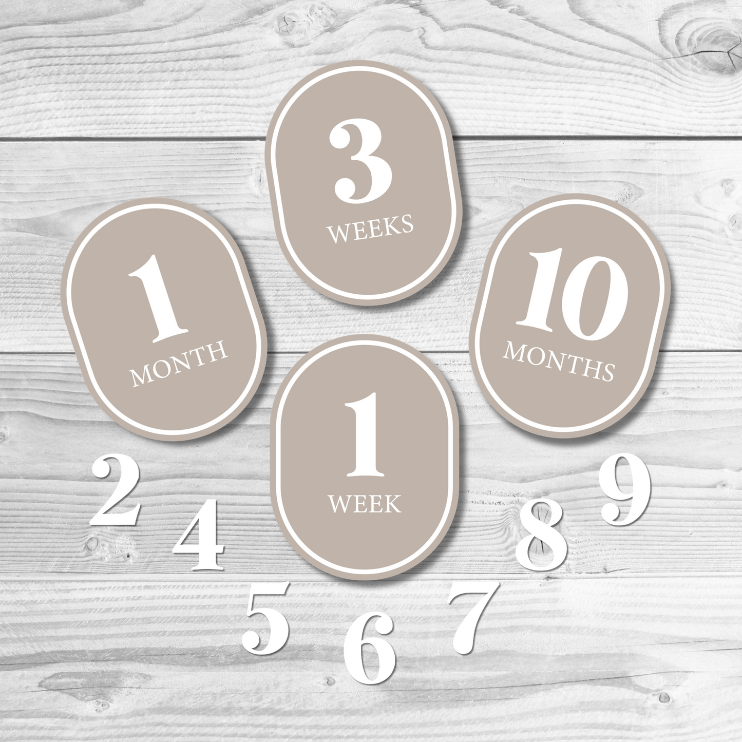 Oval Milestone Disks