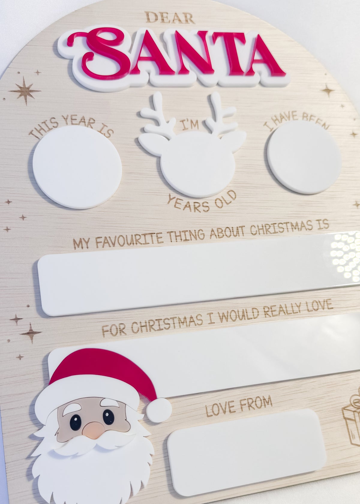 Arch Dear Santa Board