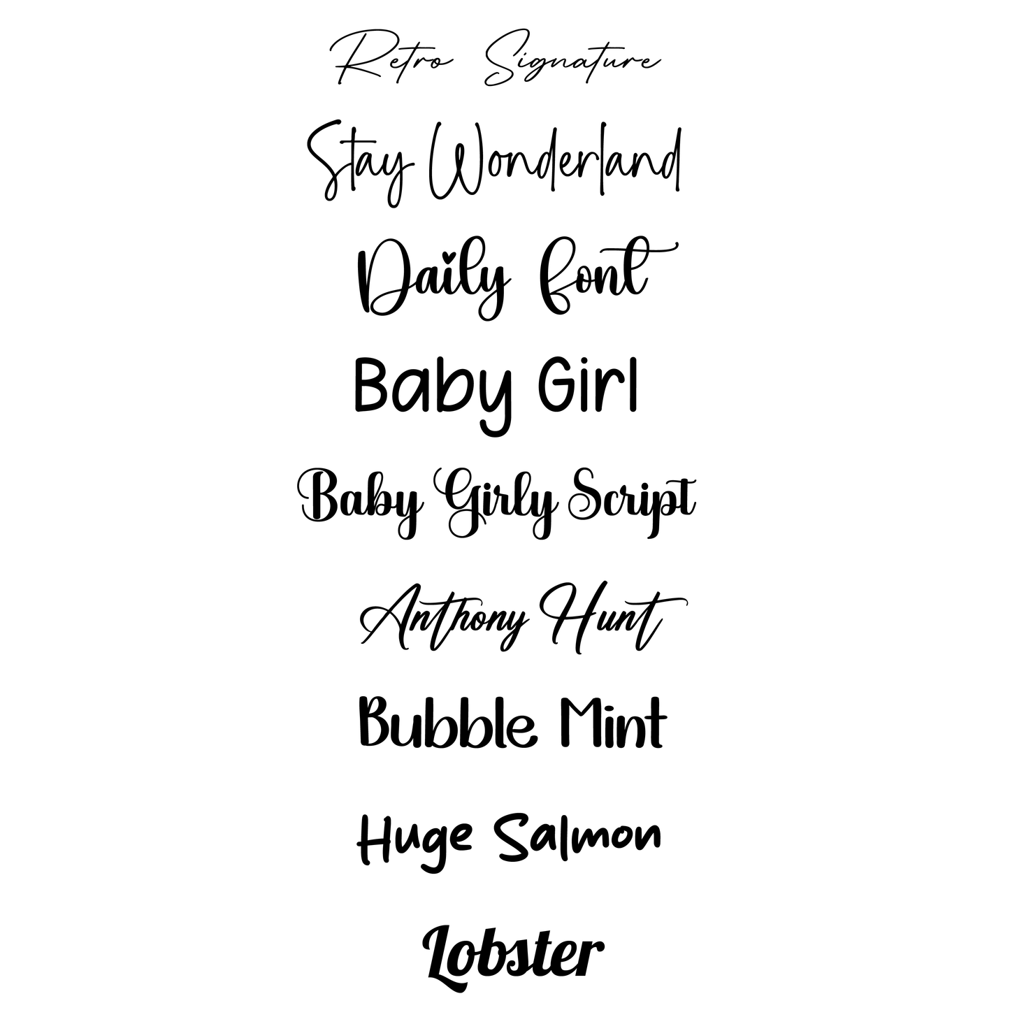 1:1 Scale Acrylic Baby Line Art Birth Plaque