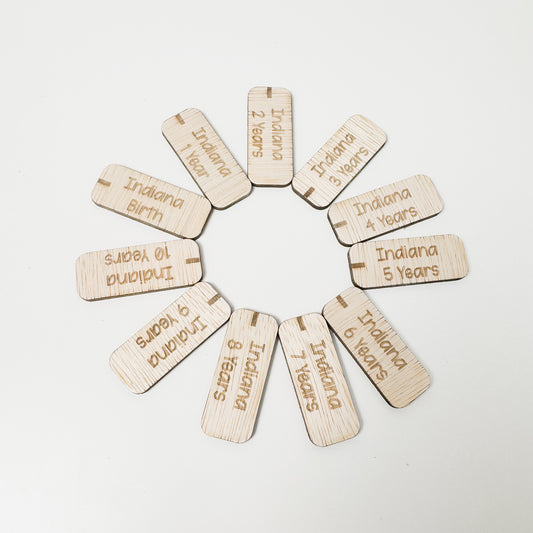 Height Chart Markers - Plywood