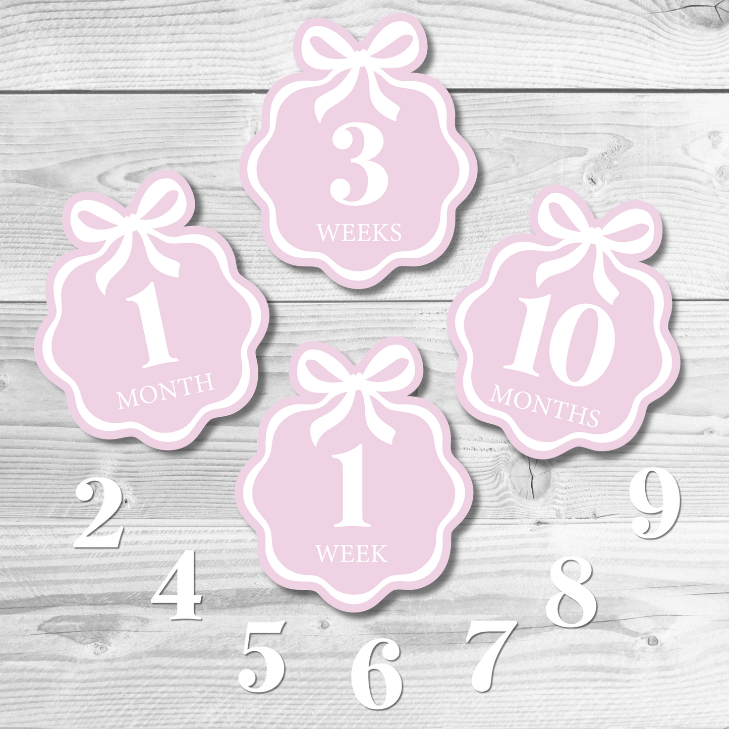 Wavy Bow Milestone Disks