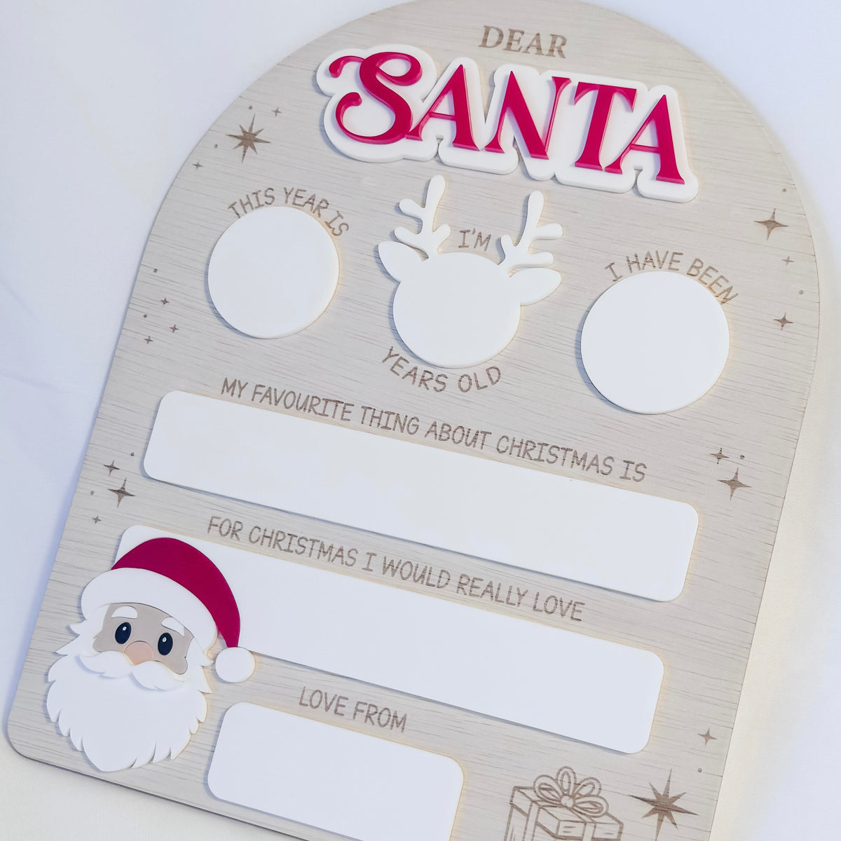 Arch Dear Santa Board