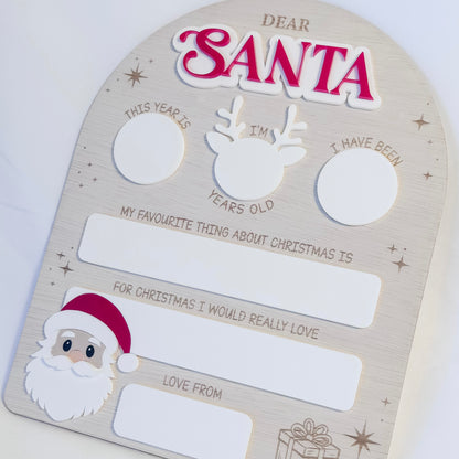 Arch Dear Santa Board