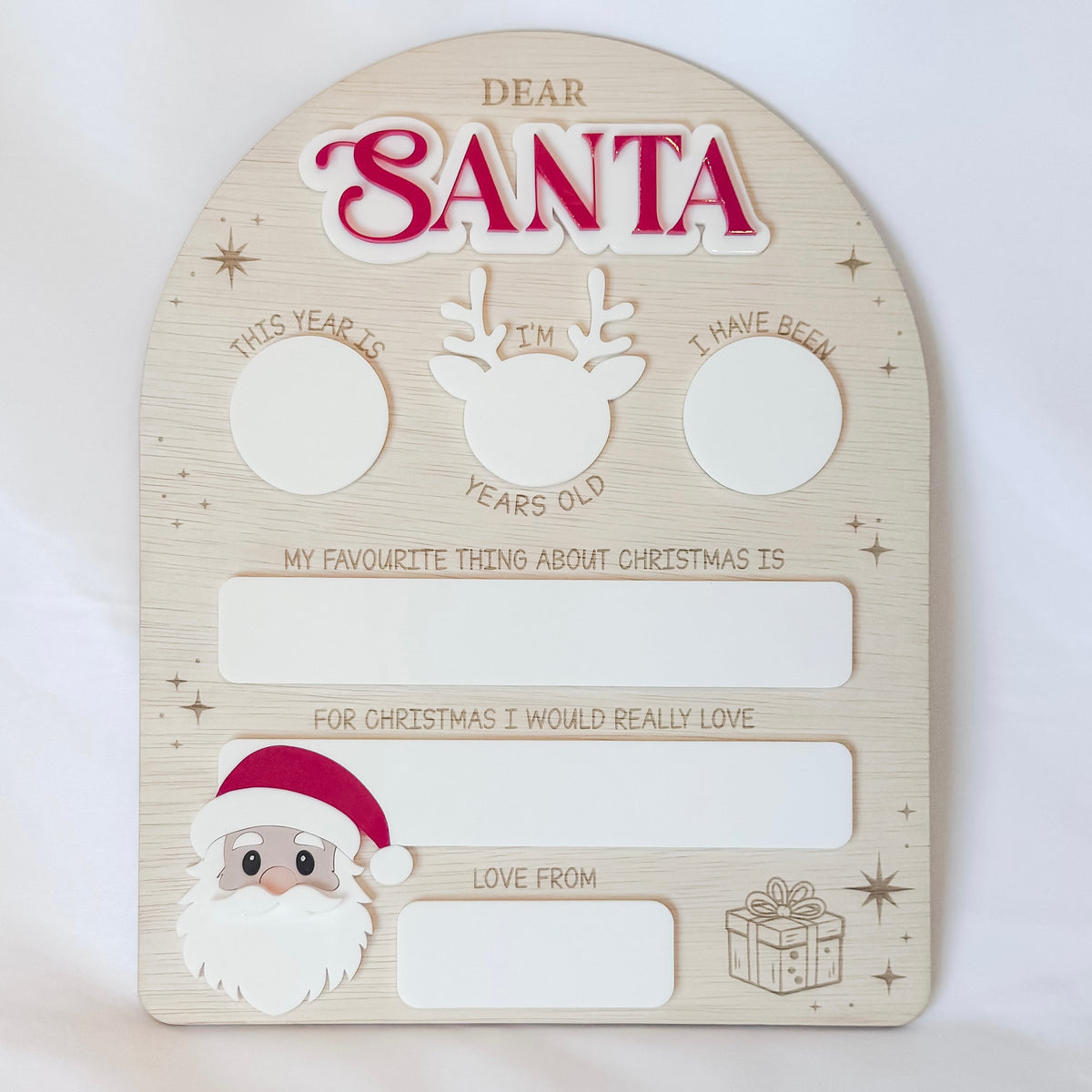 Arch Dear Santa Board