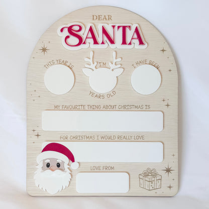Arch Dear Santa Board