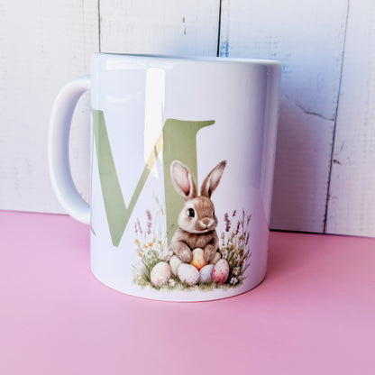 Easter Monogram Bunny Mug