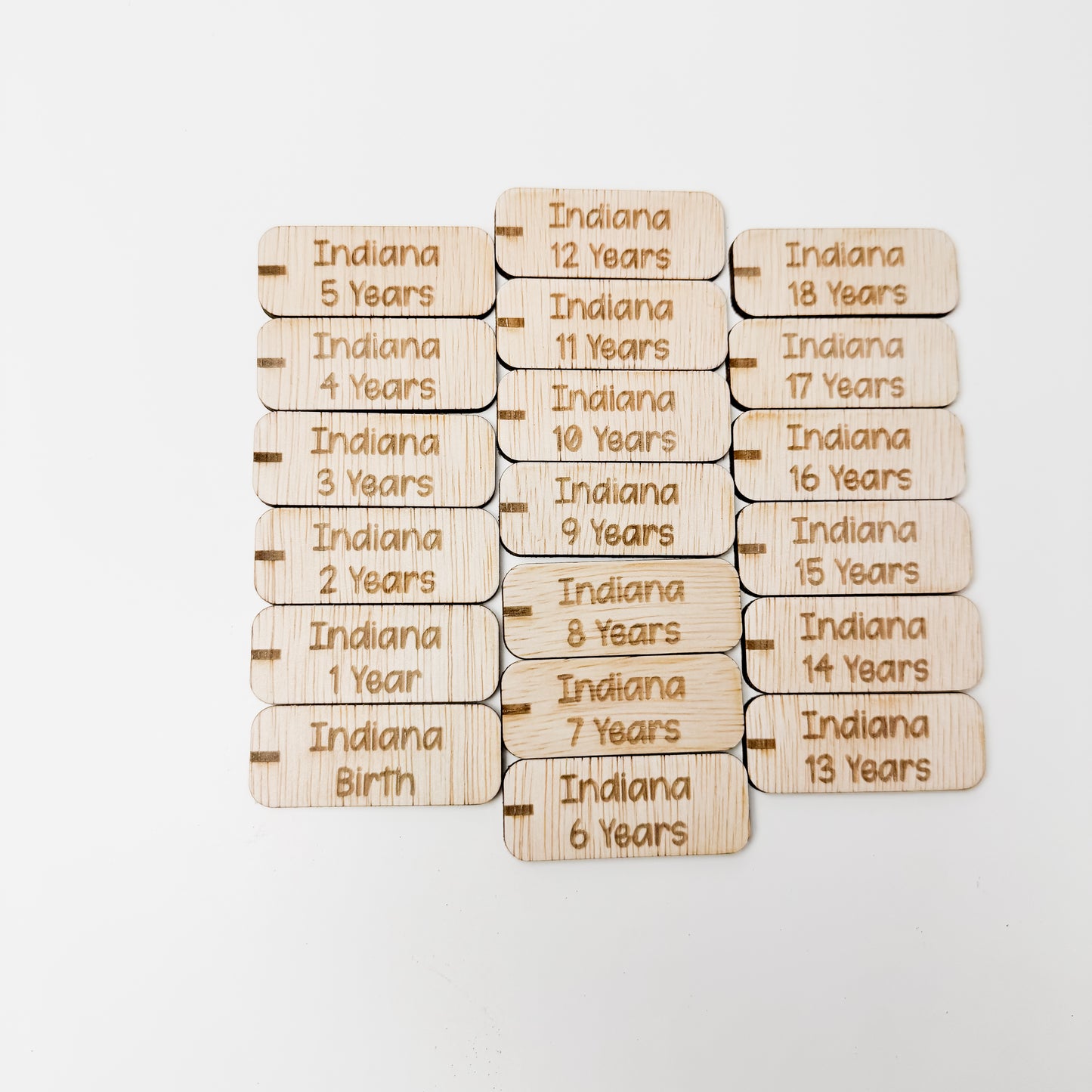 Height Chart Markers - Plywood
