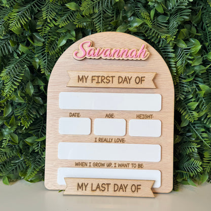 Back To School Board