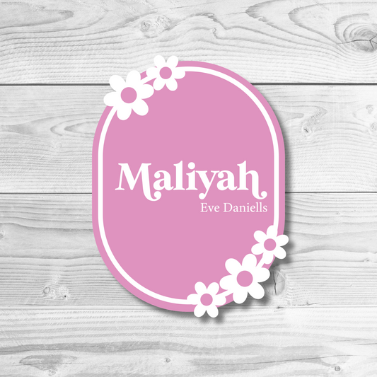 Daisy Name Plaque