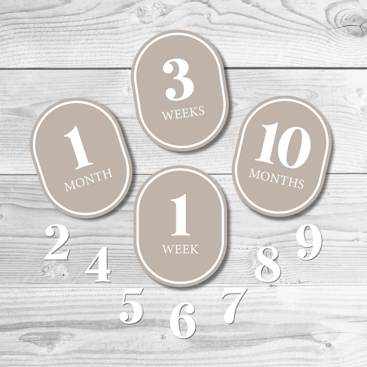 Oval Milestone Disks