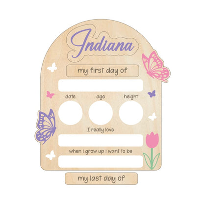 Butterfly Back To School Board