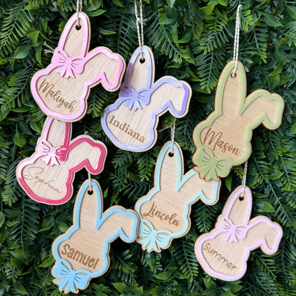 Bunny Name Tags Large