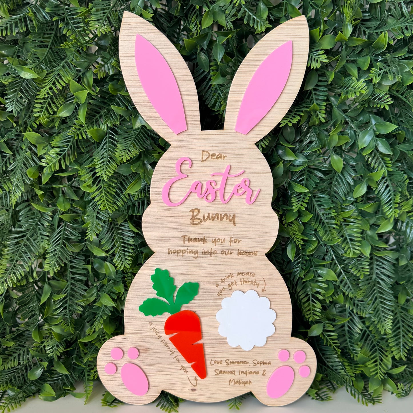 Easter Bunny Shaped Treat Tray