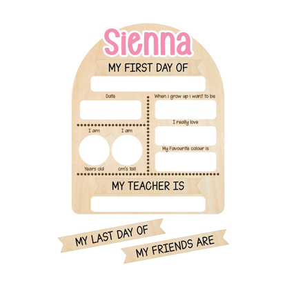 Back To School Board Style 2
