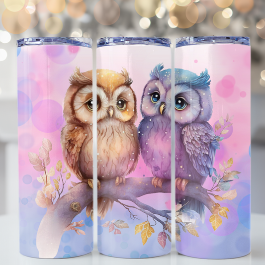 Cute Owl 20oz Tumbler