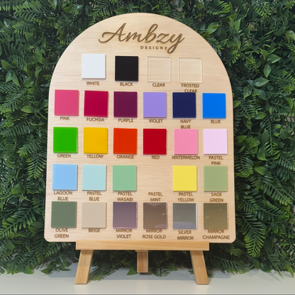 Scalloped Bow Bag Tag