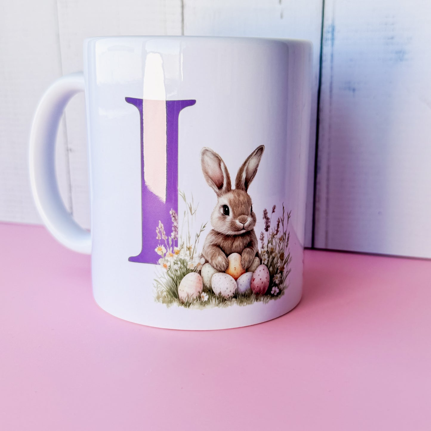 Easter Monogram Bunny Mug