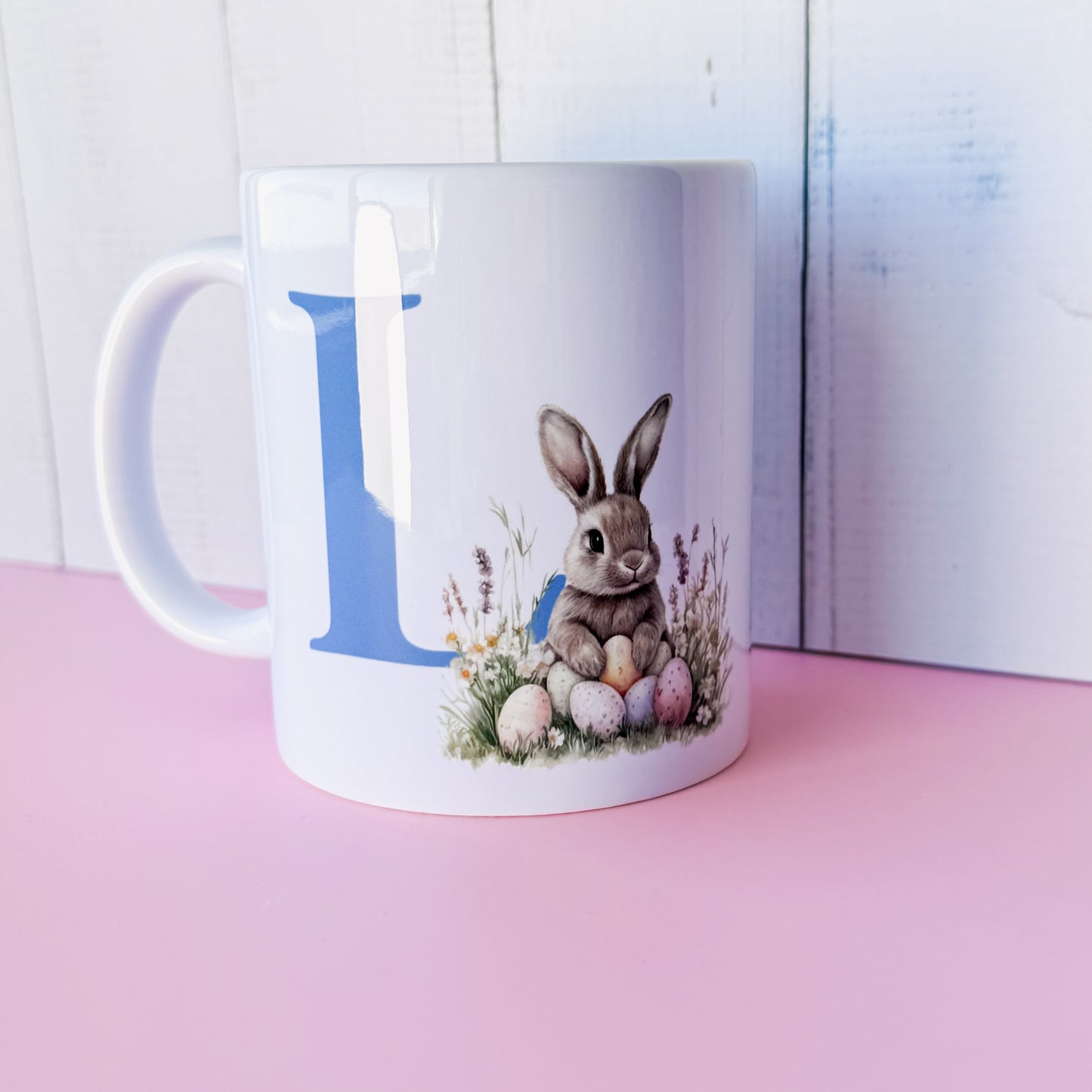 Easter Monogram Bunny Mug