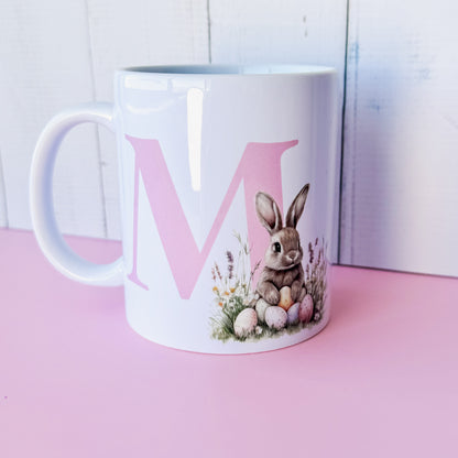 Easter Monogram Bunny Mug