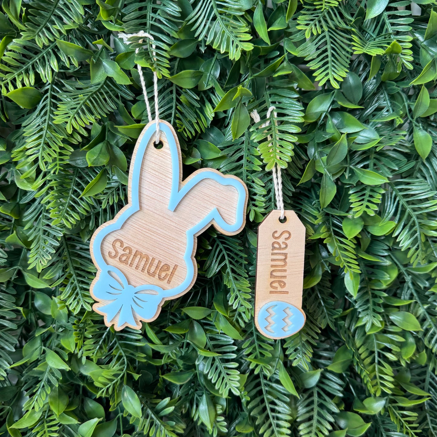 Bunny Name Tags Large