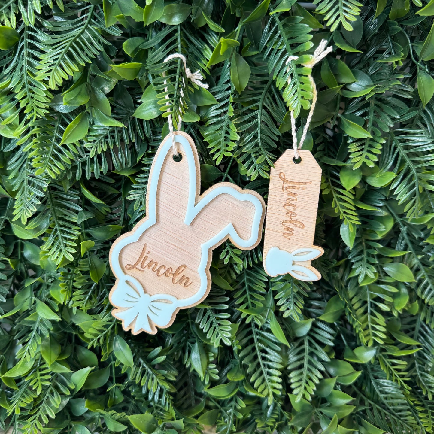Bunny Name Tags Large