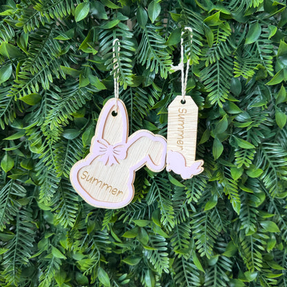 Bunny Name Tags Large