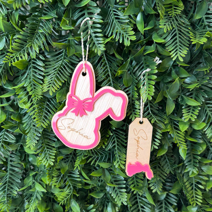 Bunny Name Tags Large