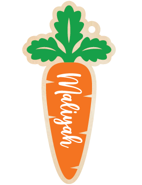 Carrot Name Tags