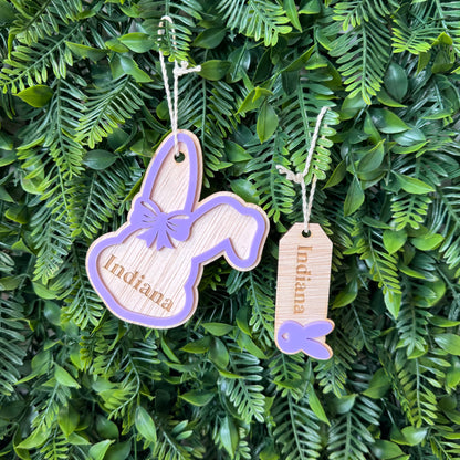 Bunny Name Tags Large