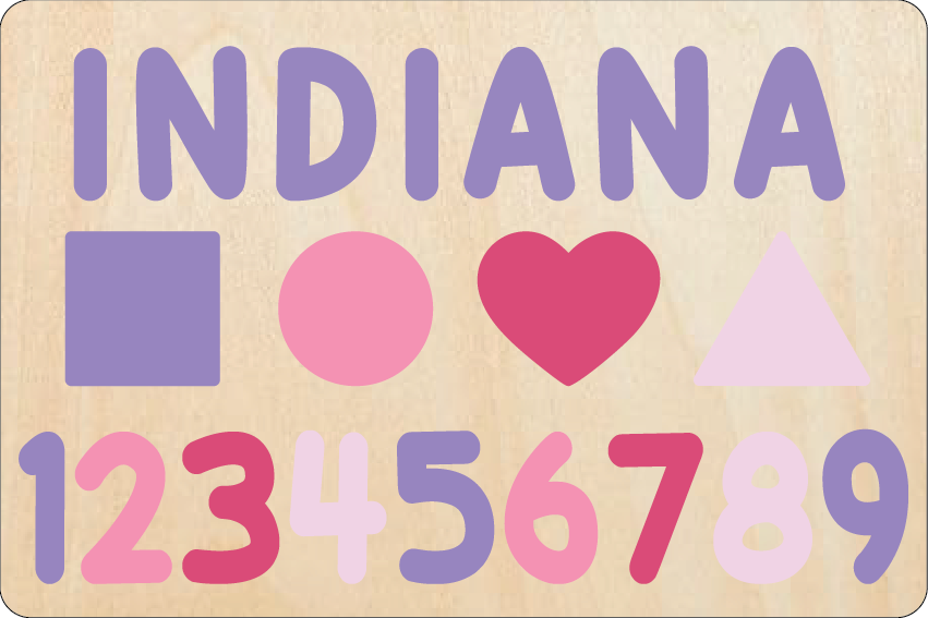 Name Puzzle – Numbers & Shapes